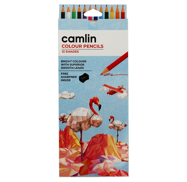 Camlin Colour Pencil - 12 Shades