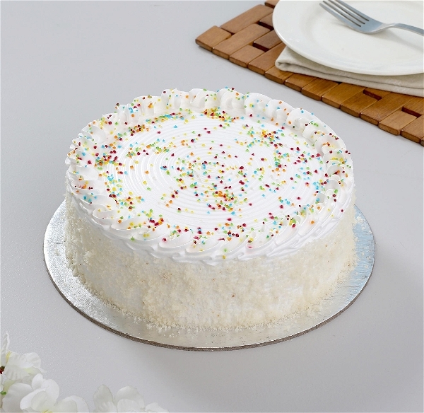 Vanilla cake eggless