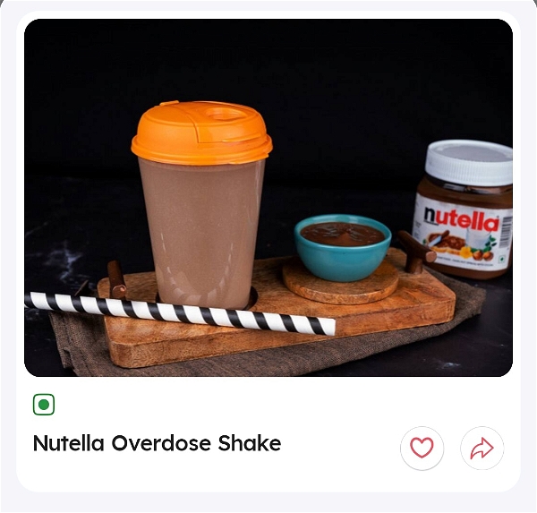 Nutella Overdose Shake