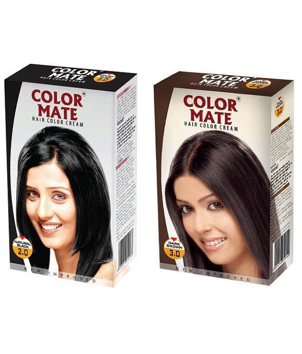 Colourmate Haircolour Cream Natural Black 2.0