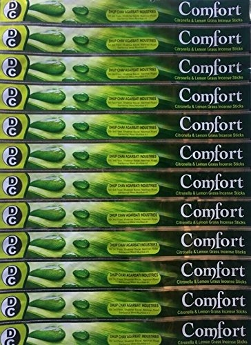 Comfort Camphor & Lemon Grass Agarbatti - 1 pack = 10 sticks