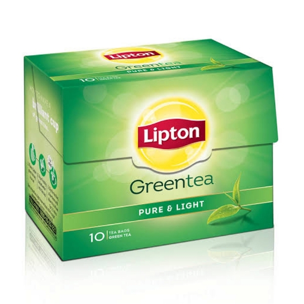 Lipton Green Tea - 10 tea bags, Pure & Light