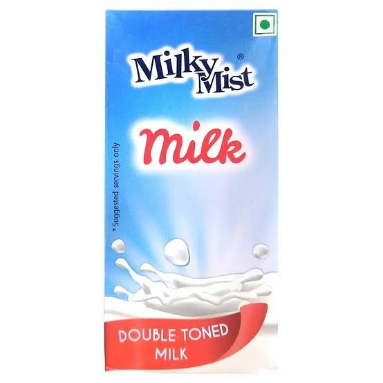 Milky Mist Double Toned Milk - 1ltr