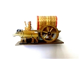 simonart and printing original wood handicrafts bullock cart home decor - 100.0, 25cm12cm12cm