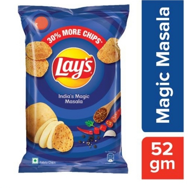 Lays Potato Chips  - Magic Masala  - 52Gm