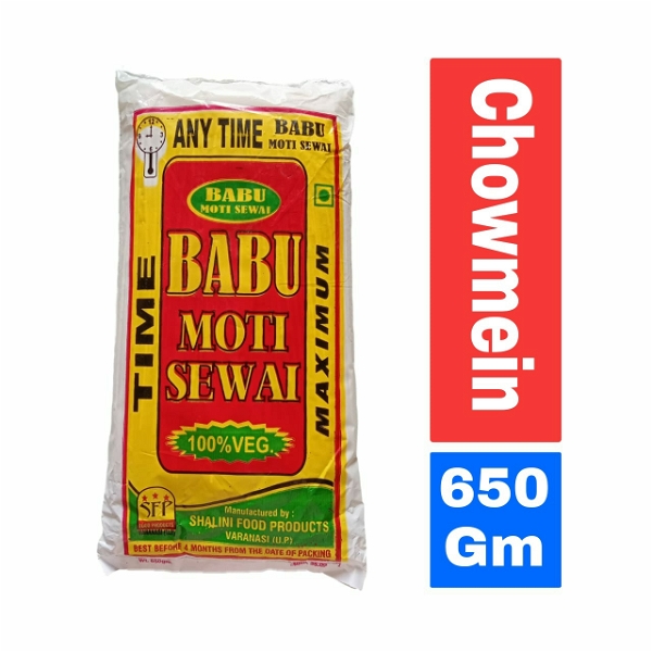 BABU  Chowmein Noodle moti  - 650G