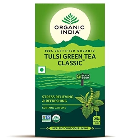 Organic India Tulsi Green Tea Classic - 25 Bag