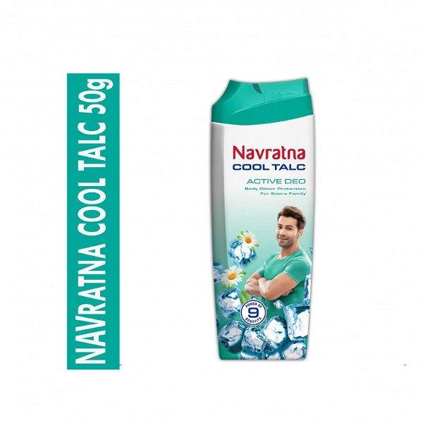Navratna  Cool Talc Powder - 50 Gm