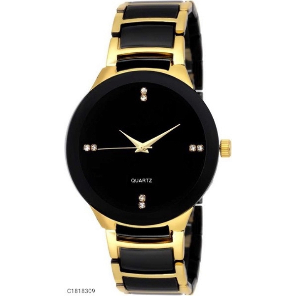 Stylish Stainless steel Analog Watch - Gold