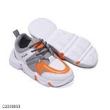 Men's Mesh Sports Shoes - White, 7