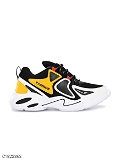 Men's Synthetic Leather Lace- Up Sports Shoes - 6