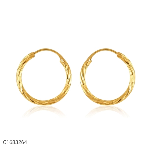 Adorable Gold Plated Stud Earring - 3rd Variant