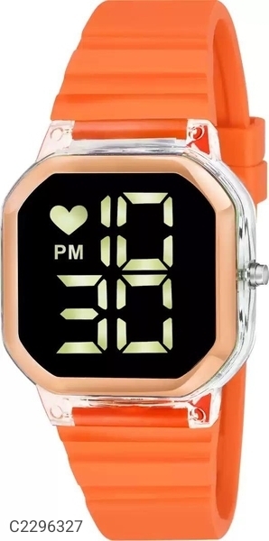 New Candy Look Digital Watch - Orange