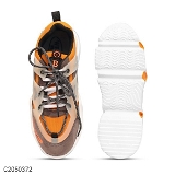 Men's Stylish Sports Shoes - Orange, 6