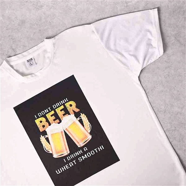 Beer Lover Printed T-Shirt - Small