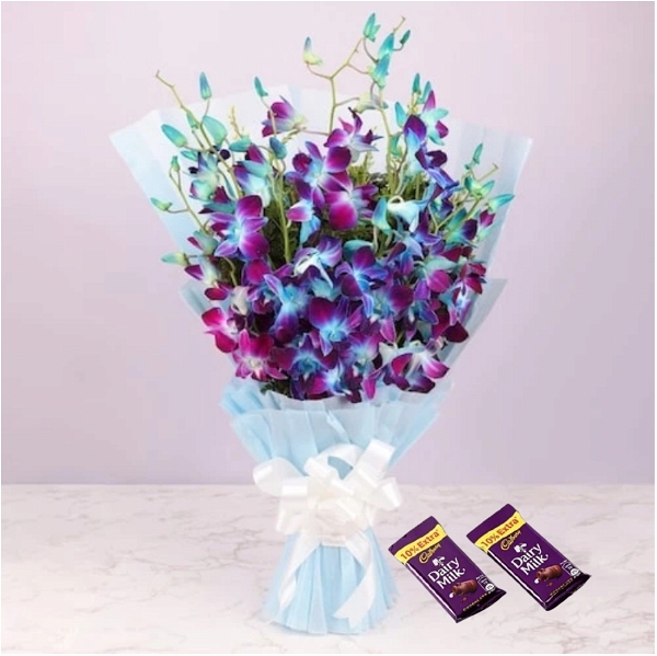 Orchids & Chocolates Bouquet