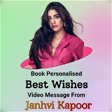 Personalised Best Wishes Video Message From Janhvi Kapoor