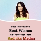 Personalised Best Wishes Video Message From Radhika Madan