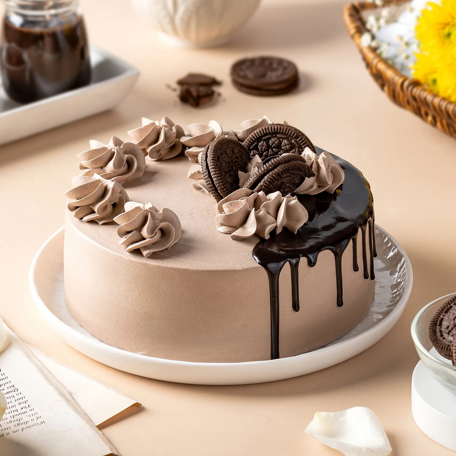 Chocolate Caramel Fudge Cake - 1 KG