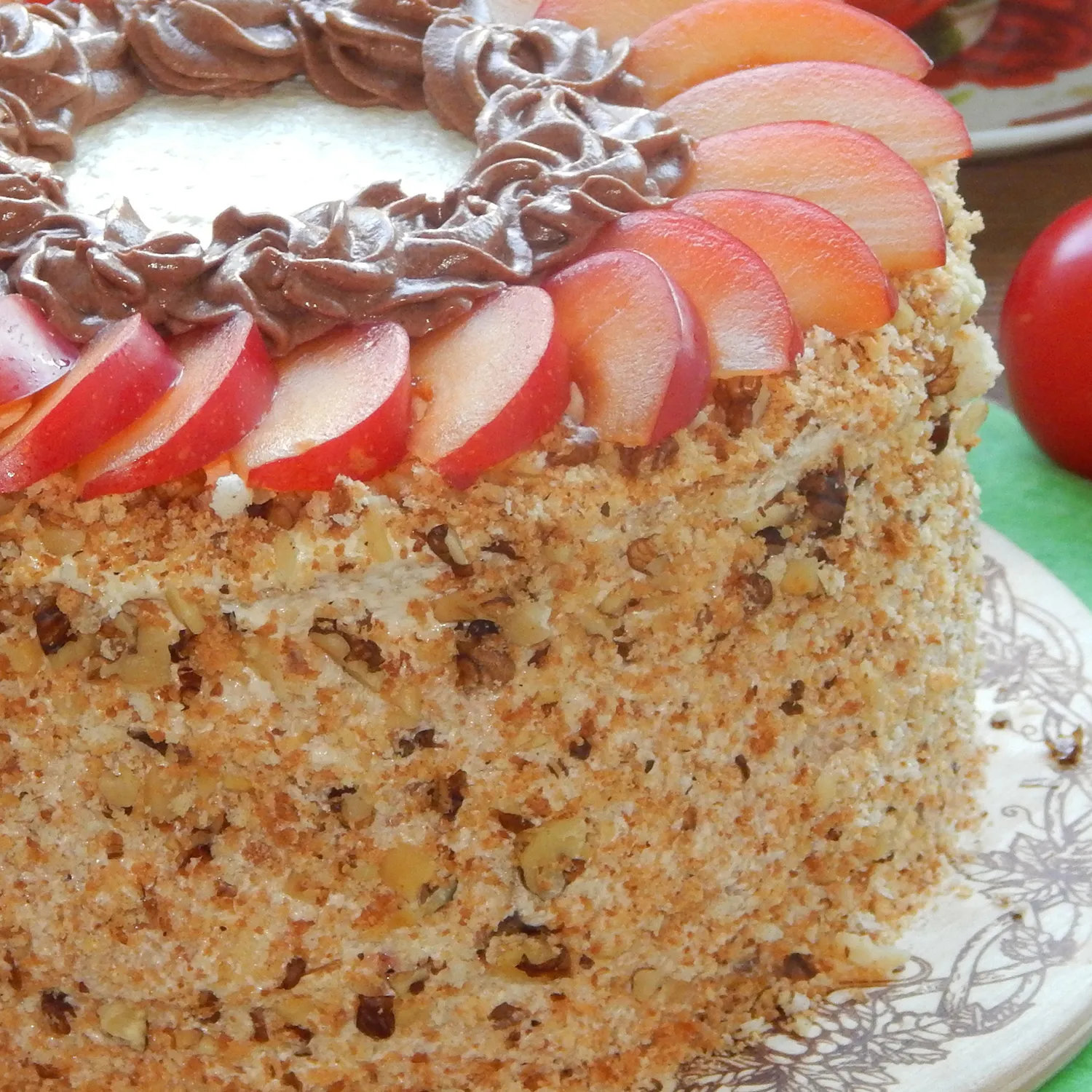 Fruit Walnut Designer Cake - 500 Gram
