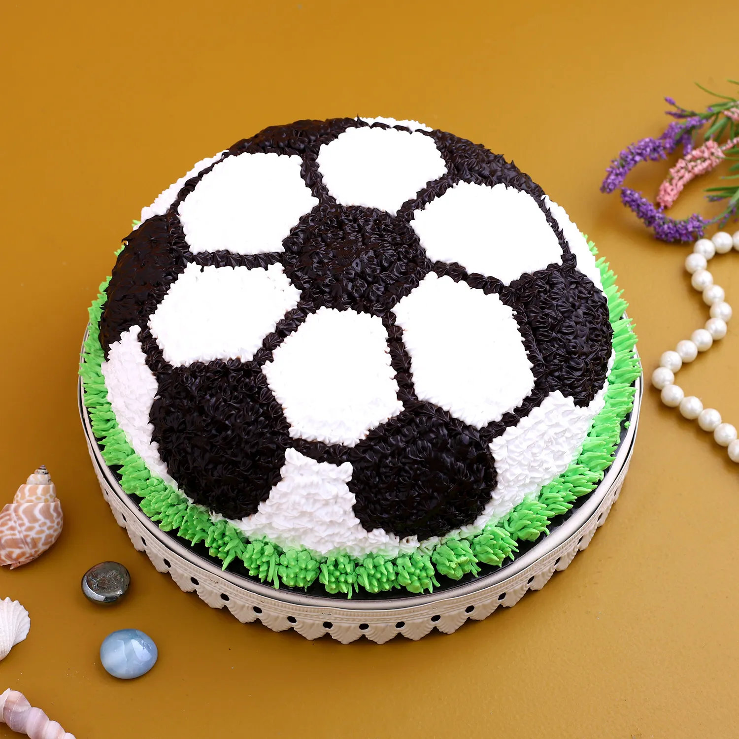 Football Theme Chocolate Cake - 1 KG