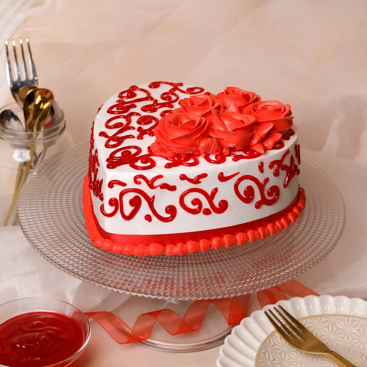 Happy Wedding Anniversary Cake - 500 Gram