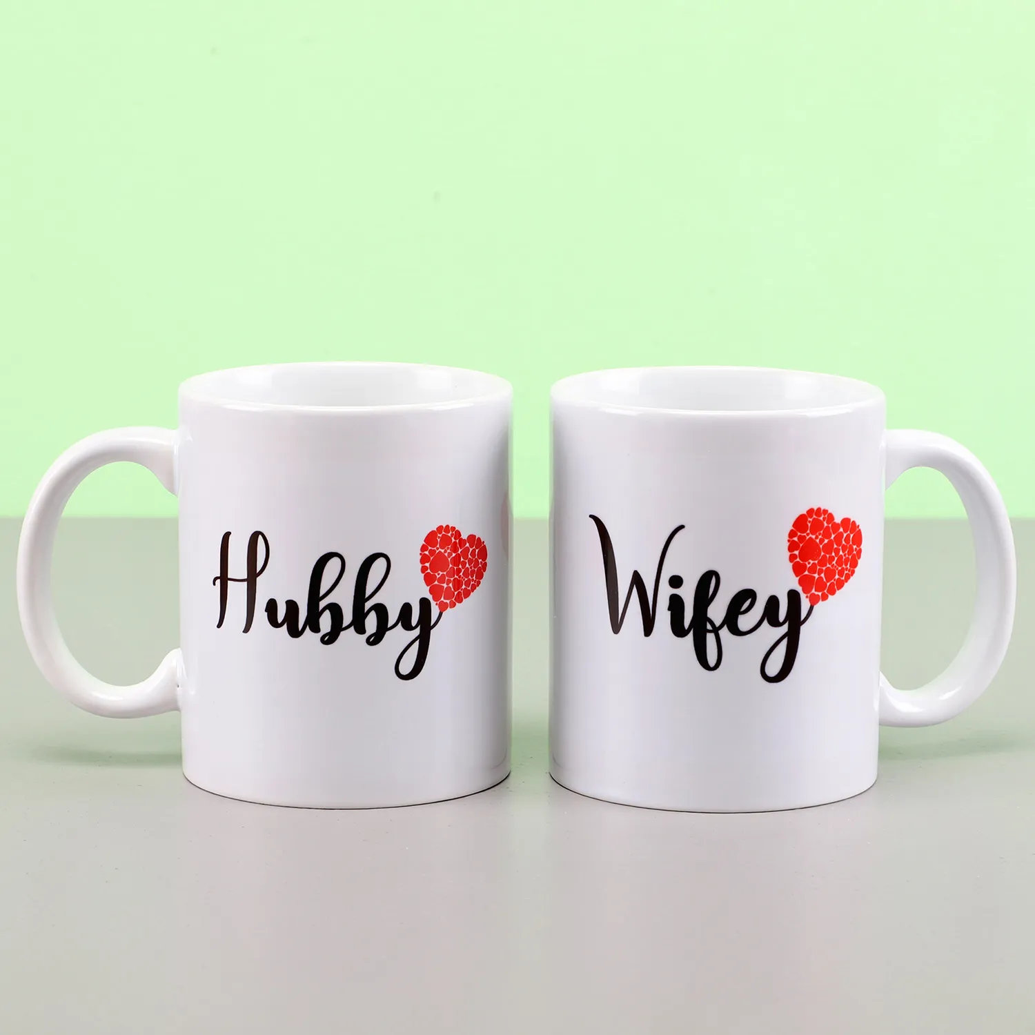Hubby Wifey Couple Mugs
