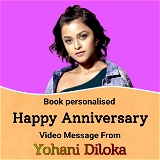 Personalised Anniversary Video Message From Yohani Diloka