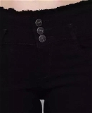 I CAN GIRLS JEANS 5 button HIGH WEST - 32, Black