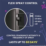 Godrej aer Matic Kit (Machine + 1 Refill) - Automatic Room Fresheners with Flexi Control Spray | Violet Valley Bloom | 2200 Sprays Guaranteed | Lasts up to 60 days (225ml)