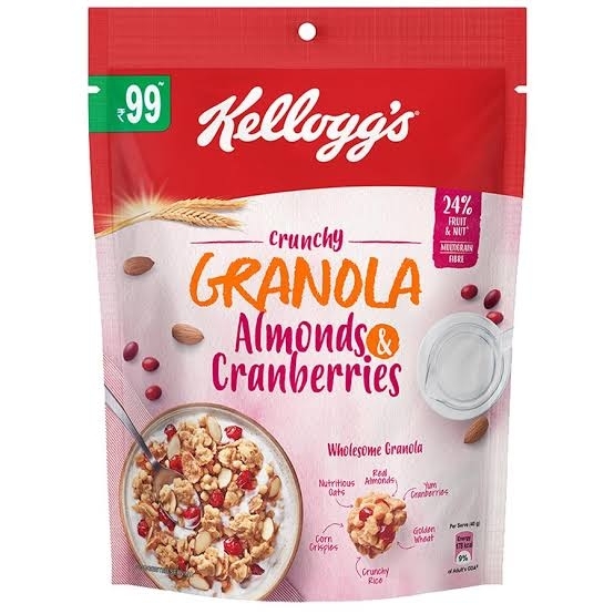 Kellogg's Granola Almonds & Cranberries - 145g