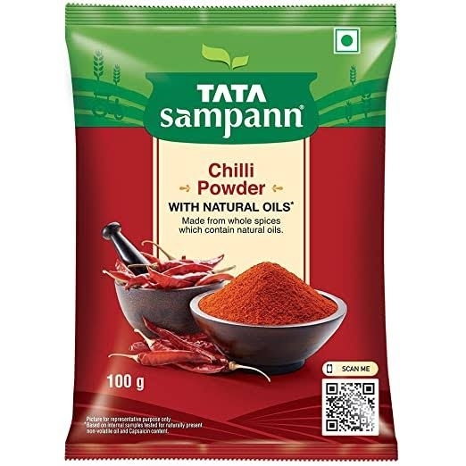 Tata Sampann Lal Mirch Powder (Red Chilli Powder) - 100g