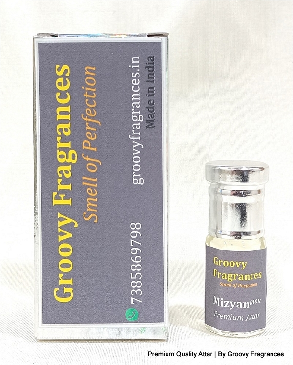 Groovy Fragrances Mizyan Long Lasting Perfume Roll-On Attar | For Men | Alcohol Free by Groovy Fragrances - 3ML