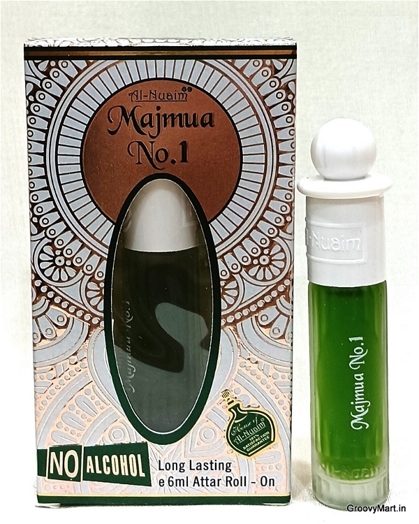 Al Nuaim majmua no 1 perfume roll-on attar free from alcohol - 6ML