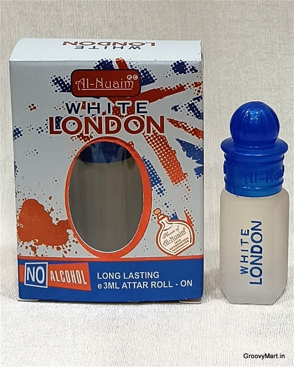 Al Nuaim white london perfume roll-on attar free from alcohol - 3ML