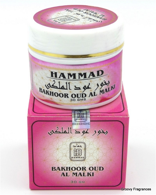 HAMMAD Bakhoor OUD AL MALKI Pure Premium Quality UAE product - 30GM