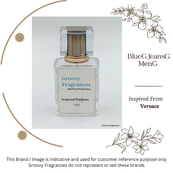 Groovy Fragrances BlueG JeansG MenG By VarsaceG Long Lasting Perfume 50ML | For Men - 50ML