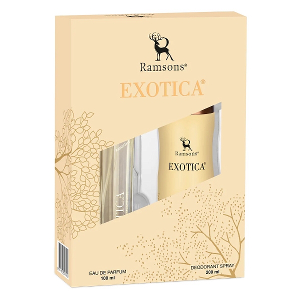 Ramsons Exotica Combo | Eau De Parfum and Deodrant Spray - 200ML+100ML