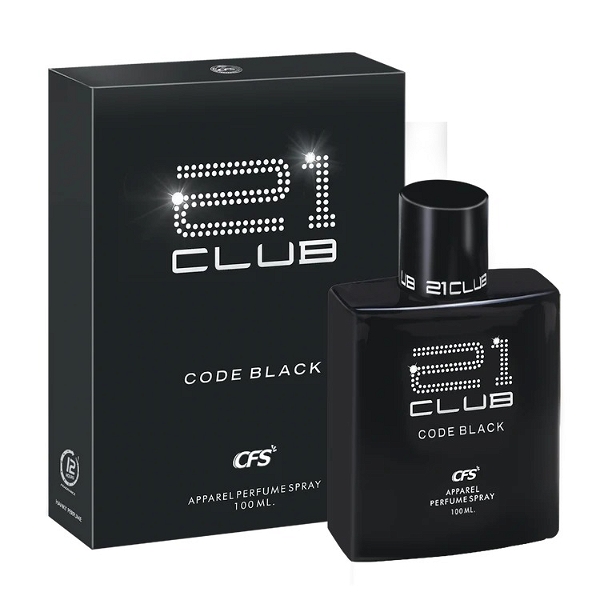 CFS 21 CLUB CODE BLACK Eau De Parfum for Men - 100ML