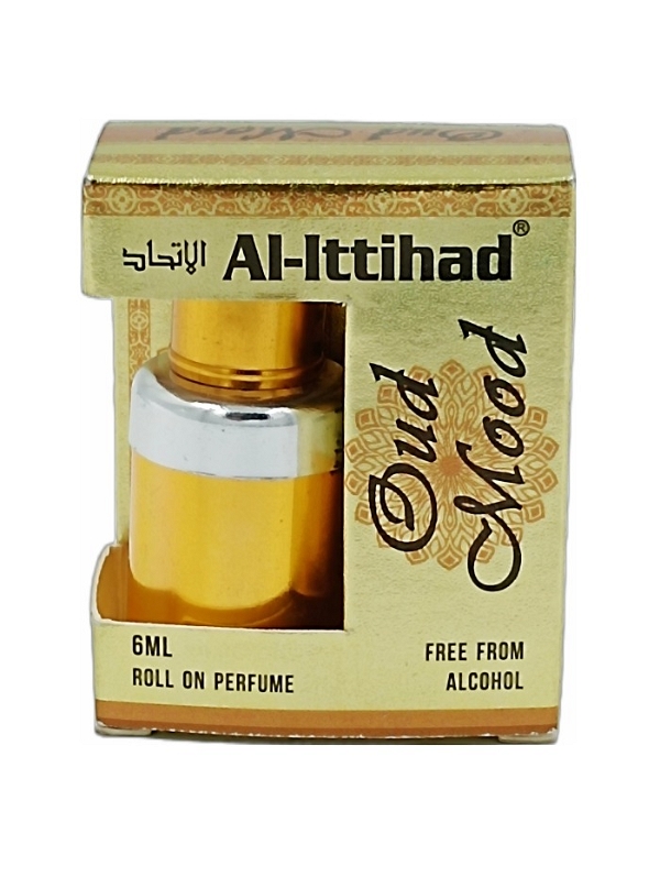 Al Ittihad Oud Mood Perfume Roll-On Attar Free from ALCOHOL - 6ML