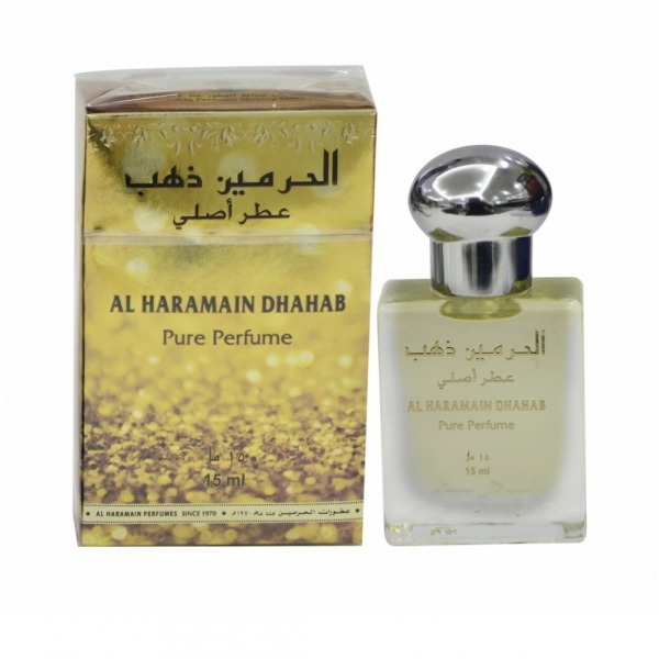 Al Haramain DHAHAB Perfume Roll-On Attar Free from ALCOHOL - 15ML