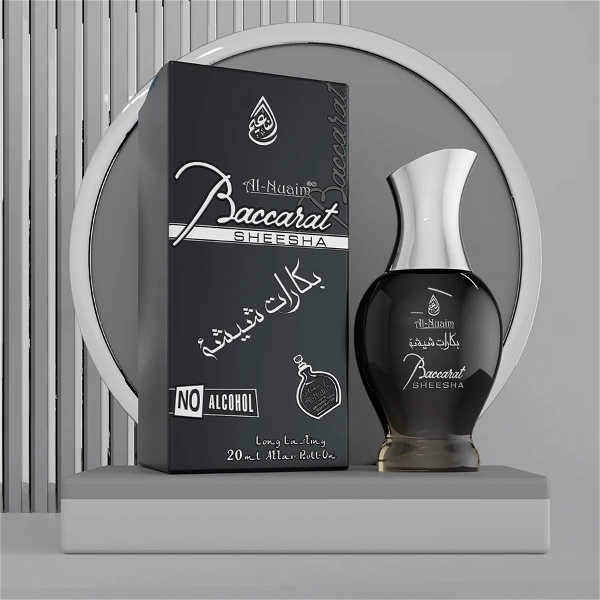 Al Nuaim Baccarat Sheesha Long Lasting Roll-On Attar (Itr) Gift Pack - 20ML