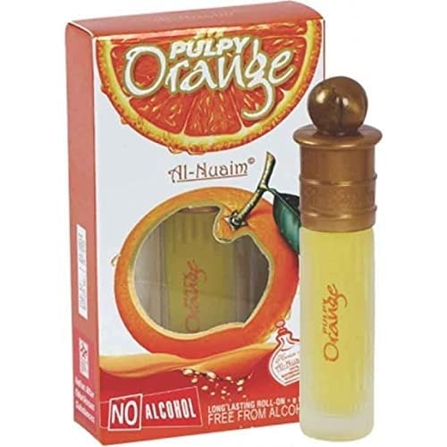 Al Nuaim Pulpy Orange Perfume Roll-On Attar Free from ALCOHOL - Unisex - 6ML