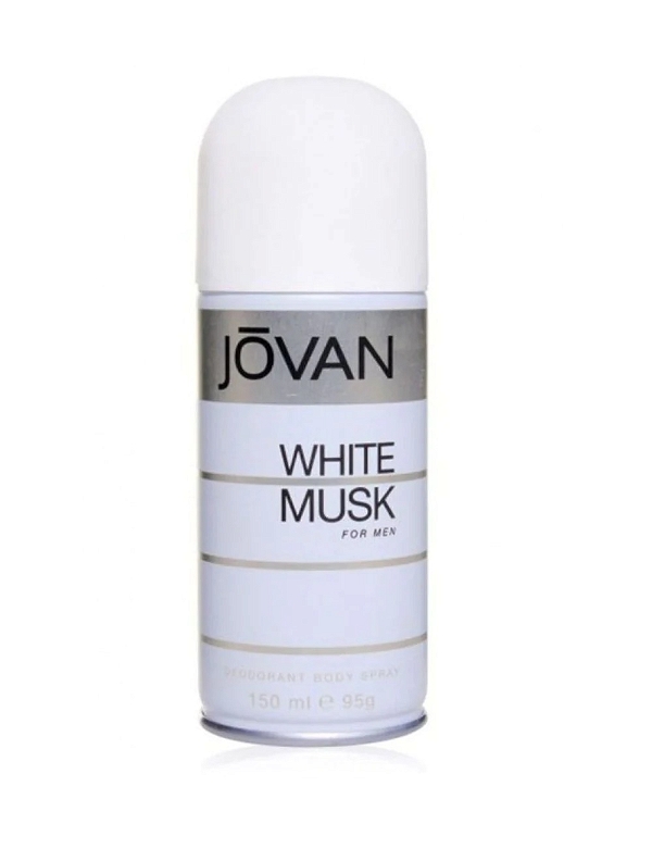 Jovan White Musk Original Deodorant Perfume Body Spray for Men - 150ML