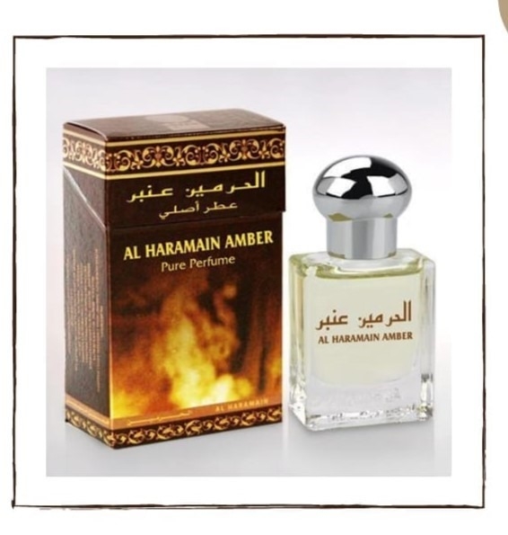 Al Haramain AMBER Perfume Roll-On Attar Free from ALCOHOL - 15ML