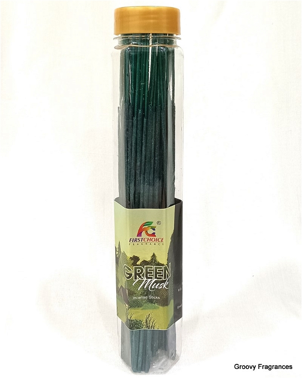 FIRST CHOICE Green Musk Incense Sticks - 100GM