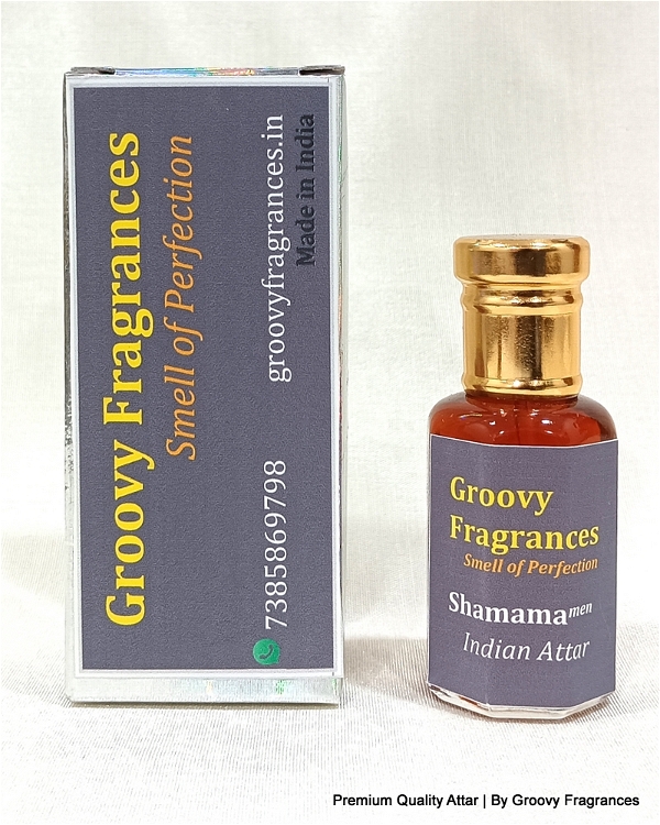 Groovy Fragrances Shamama Long Lasting Perfume Roll-On Attar | Indian Natural Attar | Alcohol Free by Groovy Fragrances - 12ML