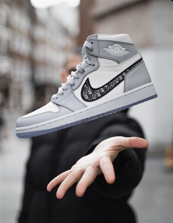 Air Jordan Grey Sneakers Shoes For Men - Alto, 6