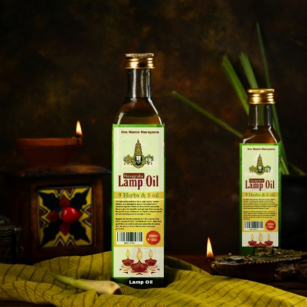 Herbs Lamp Oil - 500ml நவகிரக மூலிகை விளக்கு எண்ணெய்