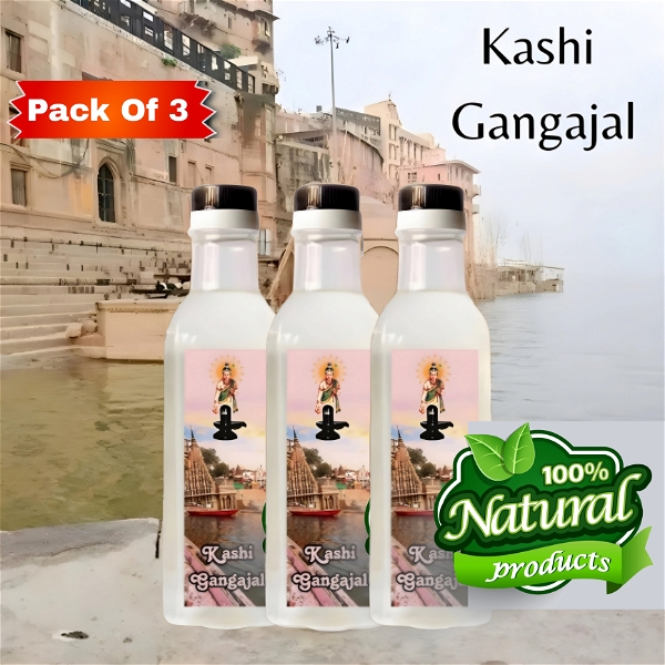 Kashi Gangajal - Kashi Vishwanath Gangajal  - 100 - ML - Pack of 3